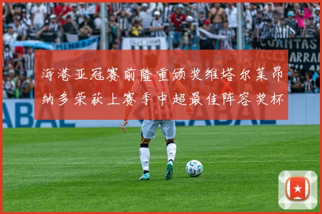 海港亚冠赛前隆重颁奖维塔尔莱昂纳多荣获上赛季中超最佳阵容奖杯